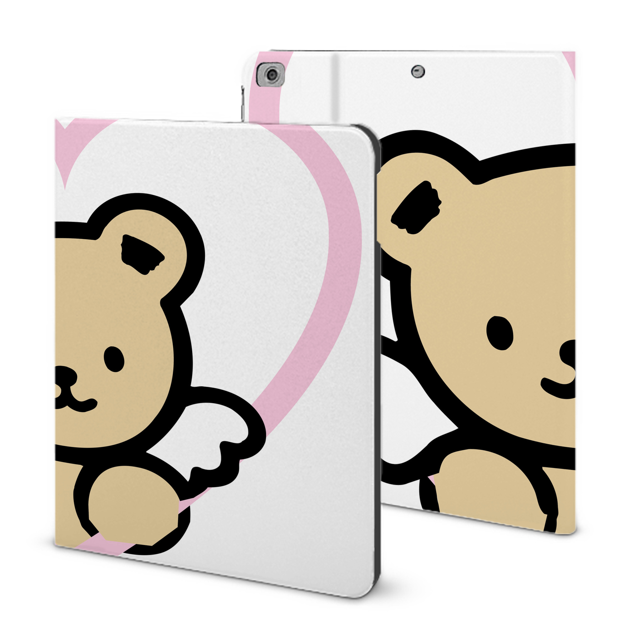 （画像用） Hello Kitty ハローキティ IPad ケース ブック型 PUレザー TPU 耐衝撃 軽量 薄型 ペン収納なし 全面保護 IPad 各モデル対応